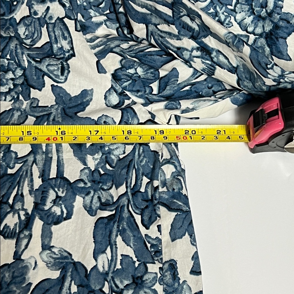 NWT Floral Jodifl Blouse Large Blue - Picture 16 of 17